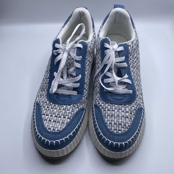 Universal Thread Persephone Sneakers Blue Denim 11 - Picture 2 of 6